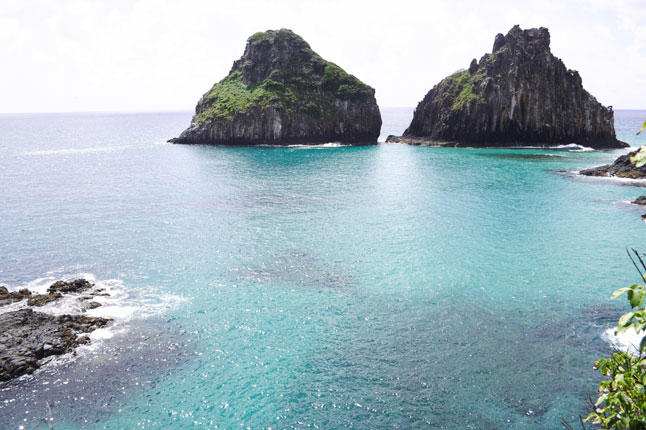 The Two Brothers Hill in Fernando de Noronha, Brazil.